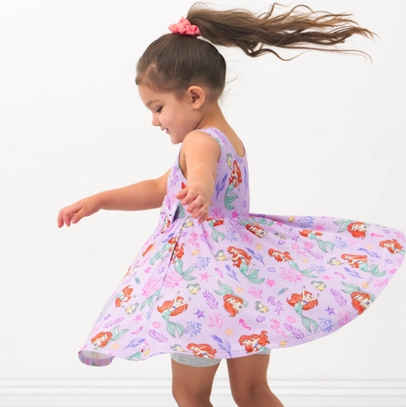NWT Little Sleepies 2T Tank Twirl Dress, Ariel, Disney Part if Her World - Picture 2 of 3